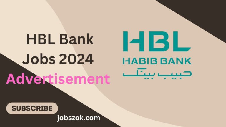 HBL Bank Jobs 2024 Advertisement